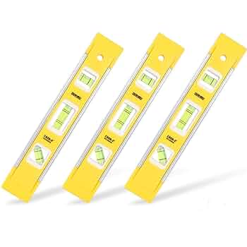DOWELL 9 Inch Magnetic Box Level Torpedo Level(3PCS),3